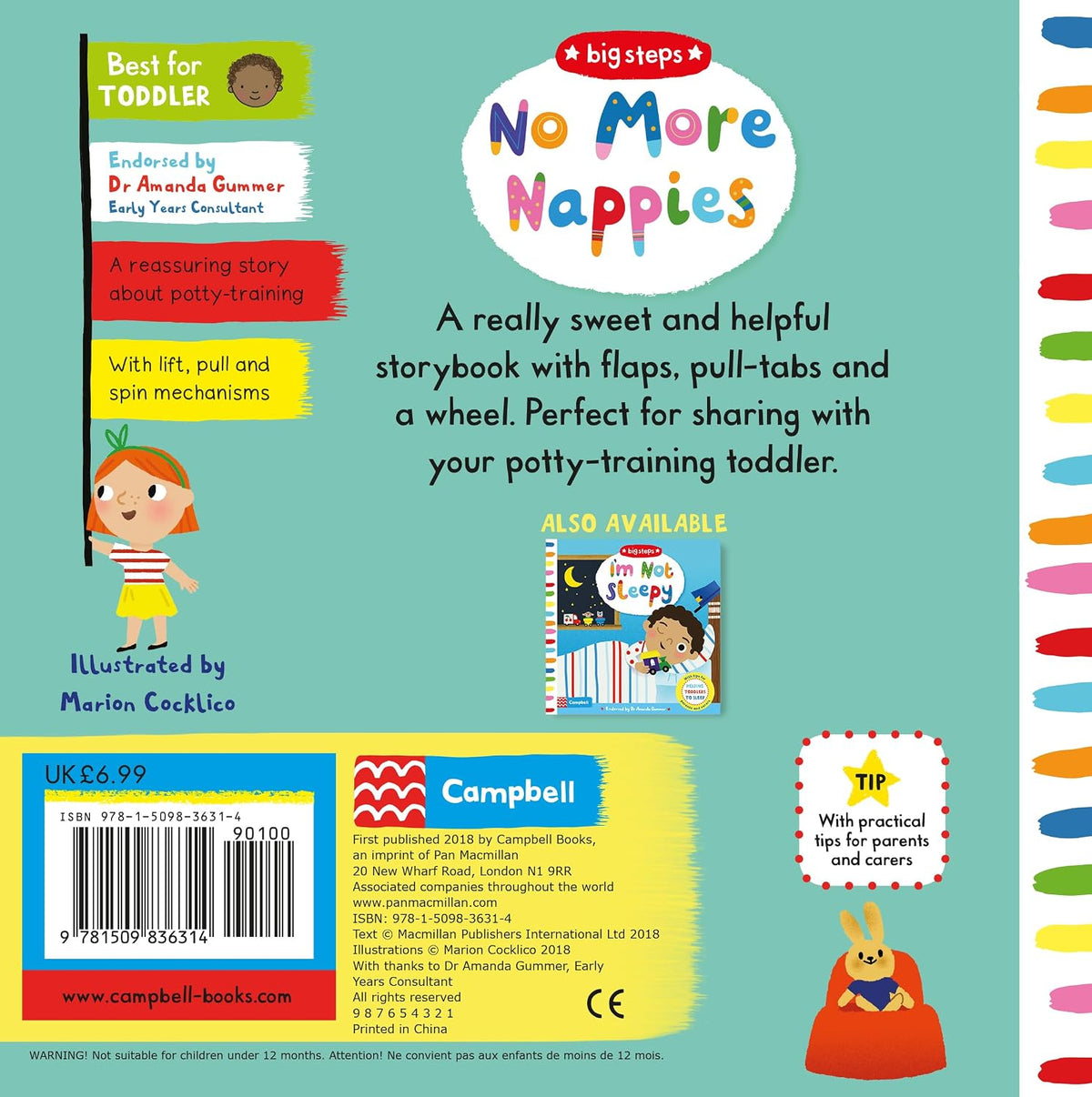 No More Nappies: With helpful tips for potty training (Campbell Big Steps, 2)