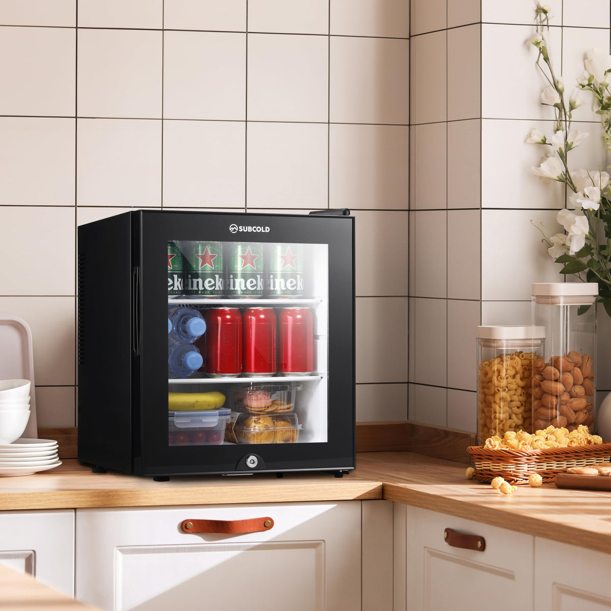Subcold Aire20-G Mini Fridge | 20L | Frost-Free | Glass Door | LED