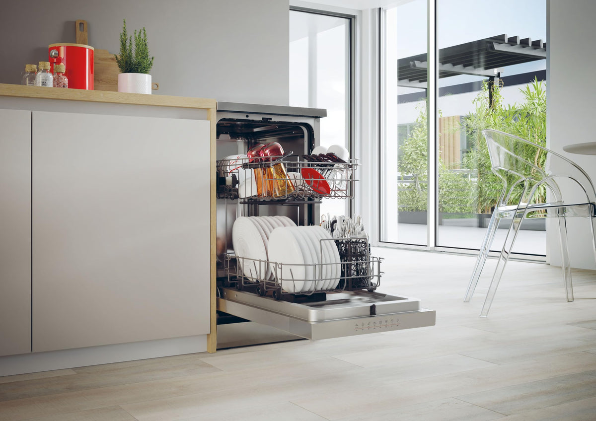 Hoover H-DISH 300 Dishwasher, 13 Place Settings, Black, C Class
