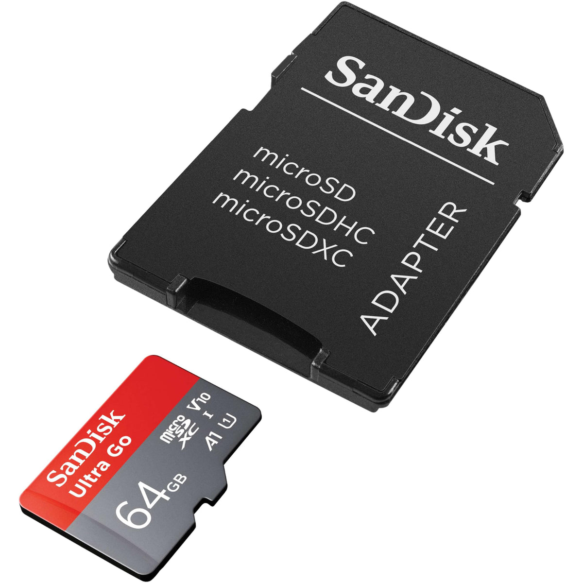 SANDISK Ultra micro SD Card + Adapter 256GB, Up to 150MB/s Read Speeds