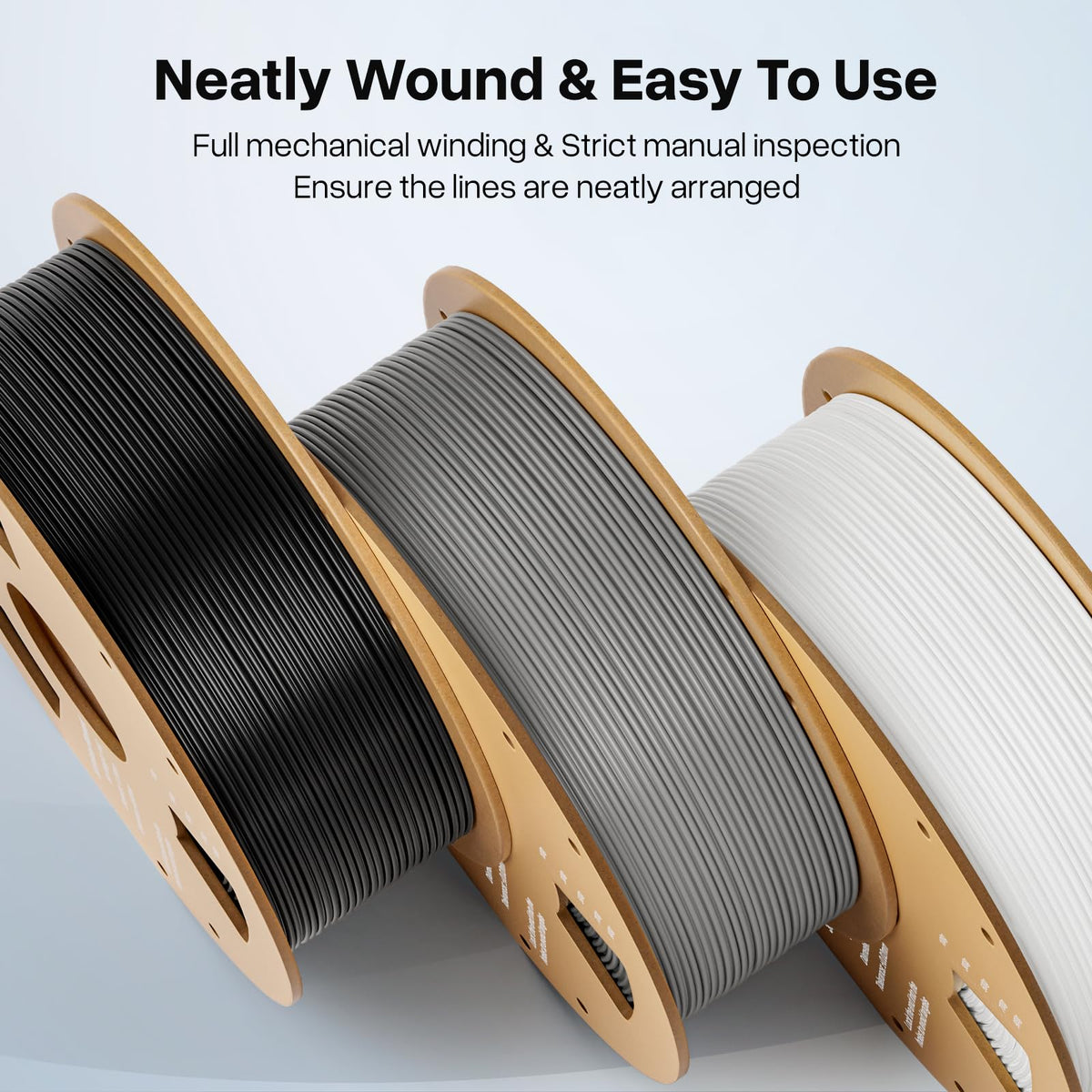 DEEPLEE PLA Plus 1.75mm Filament White 1kg