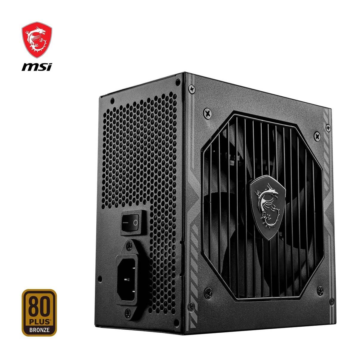 MSI MAG A750GL PCIE5 Power Supply Unit, 750W, 80 Plus Gold, Fully Modular, ATX 3.0, PCIe 5.0 GPU Support, 120mm FDB Fan, Full-Bridge LLC, Flat Black Cables - 7 Year Warranty