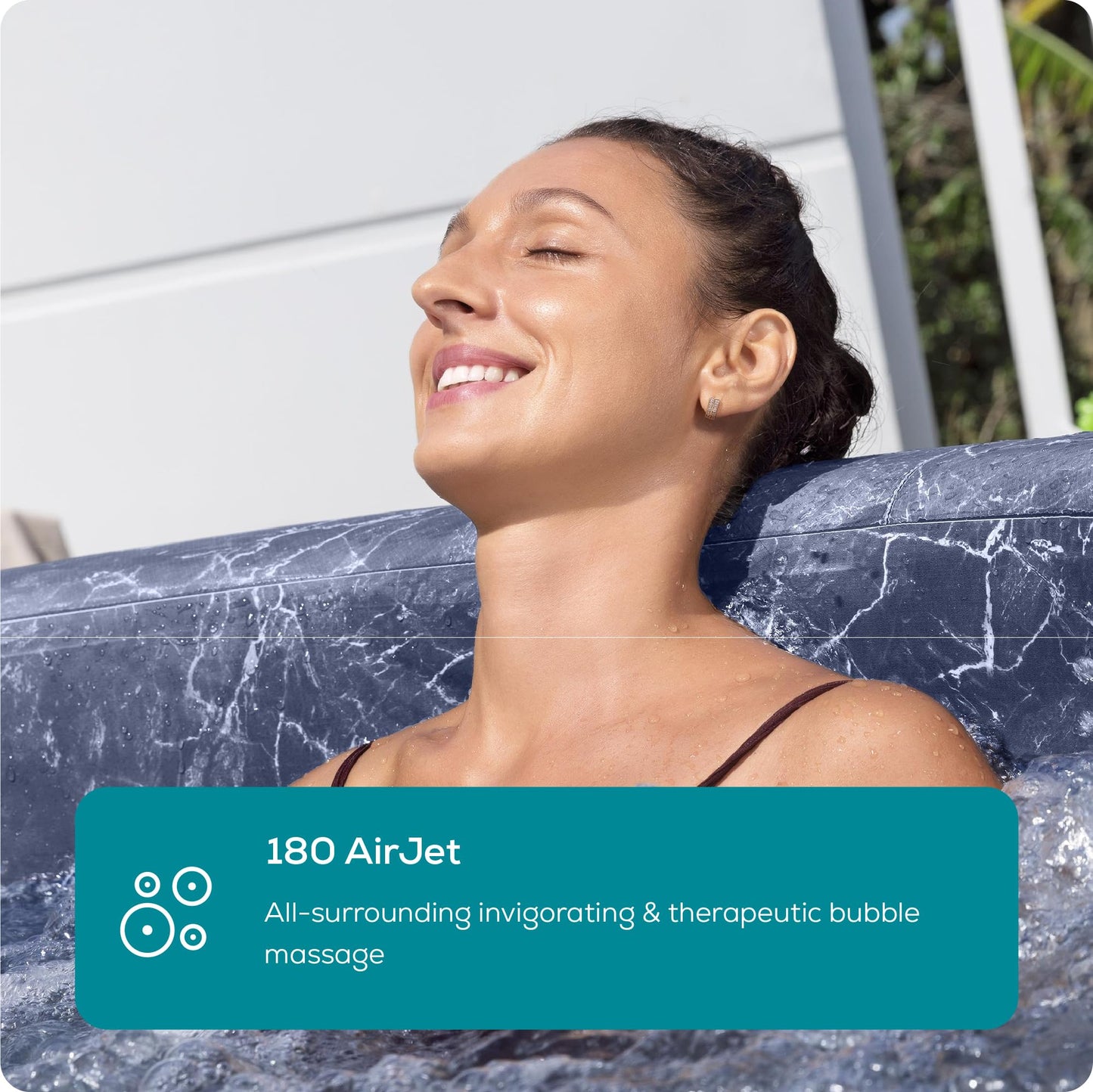 Lay-Z-Spa Helsinki Smart AirJet Plus Inflatable Hot Tub with App Control 5-7 person