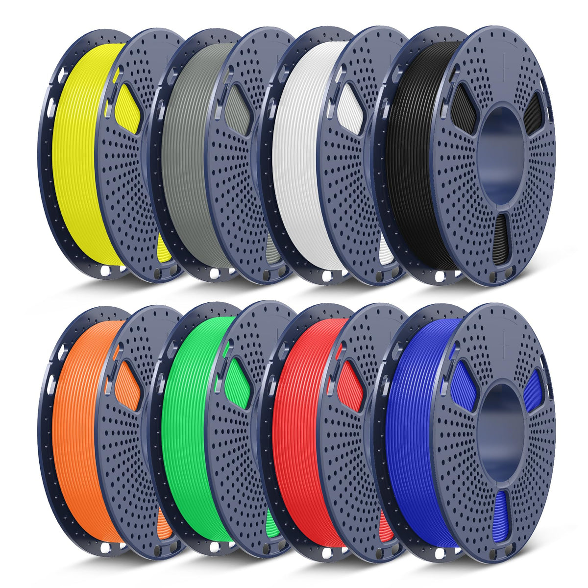 SUNLU PLA+ 3D Printer Filament, Tougher PLA Plus Filament 1.75mm, 1KG Black