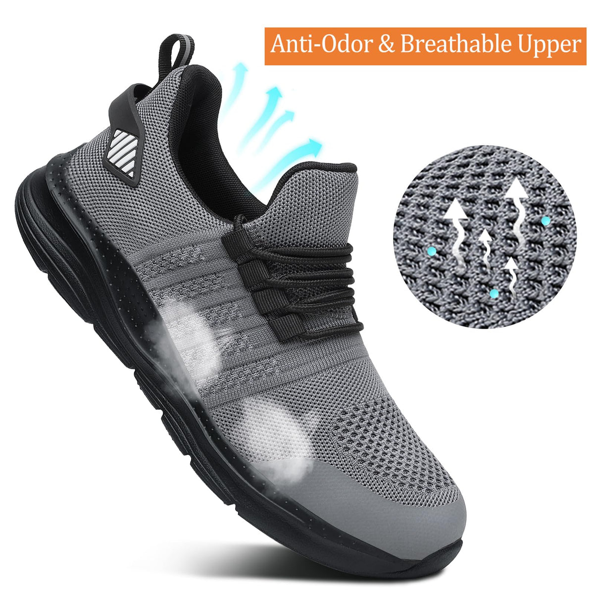 Safety Trainers Men Steel Toe Cap Trainers Work Safety Shoe