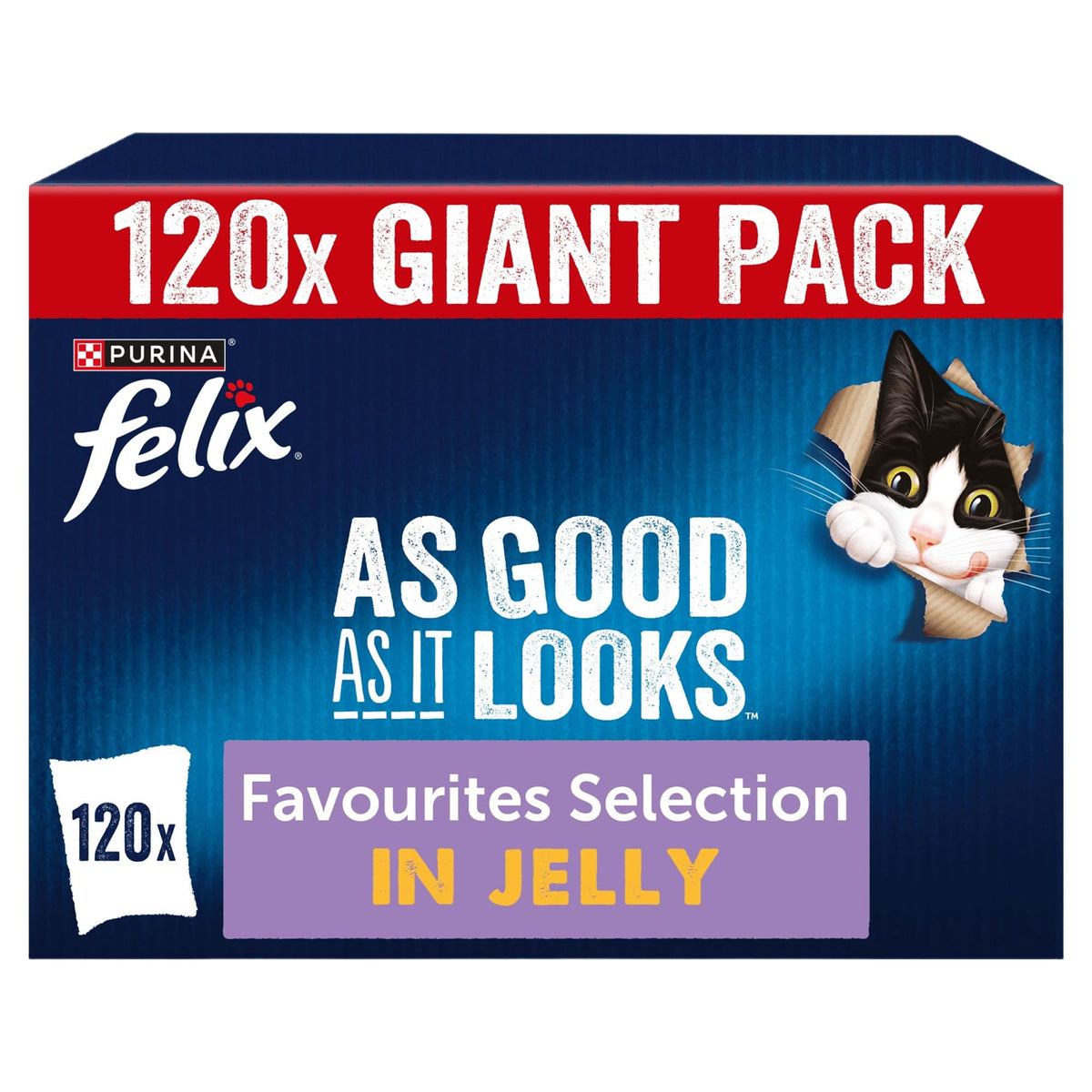 FELIX Doubly Delicious Countryside Selection in Jelly Wet Cat Food 40x85g