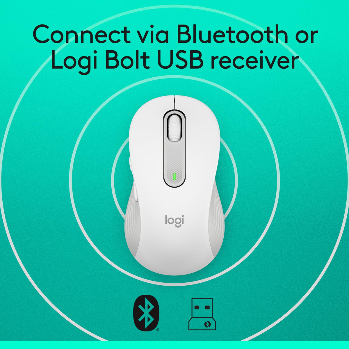 Logitech Signature M650 L Full Size Wireless Mouse - For Large Sized Hands