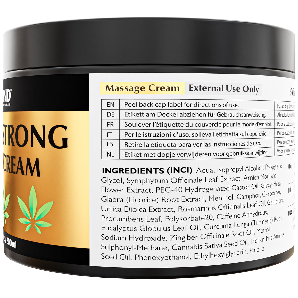 5Kind Extra Strong Hemp Cream 100ml - Hemp and Arnica Cream