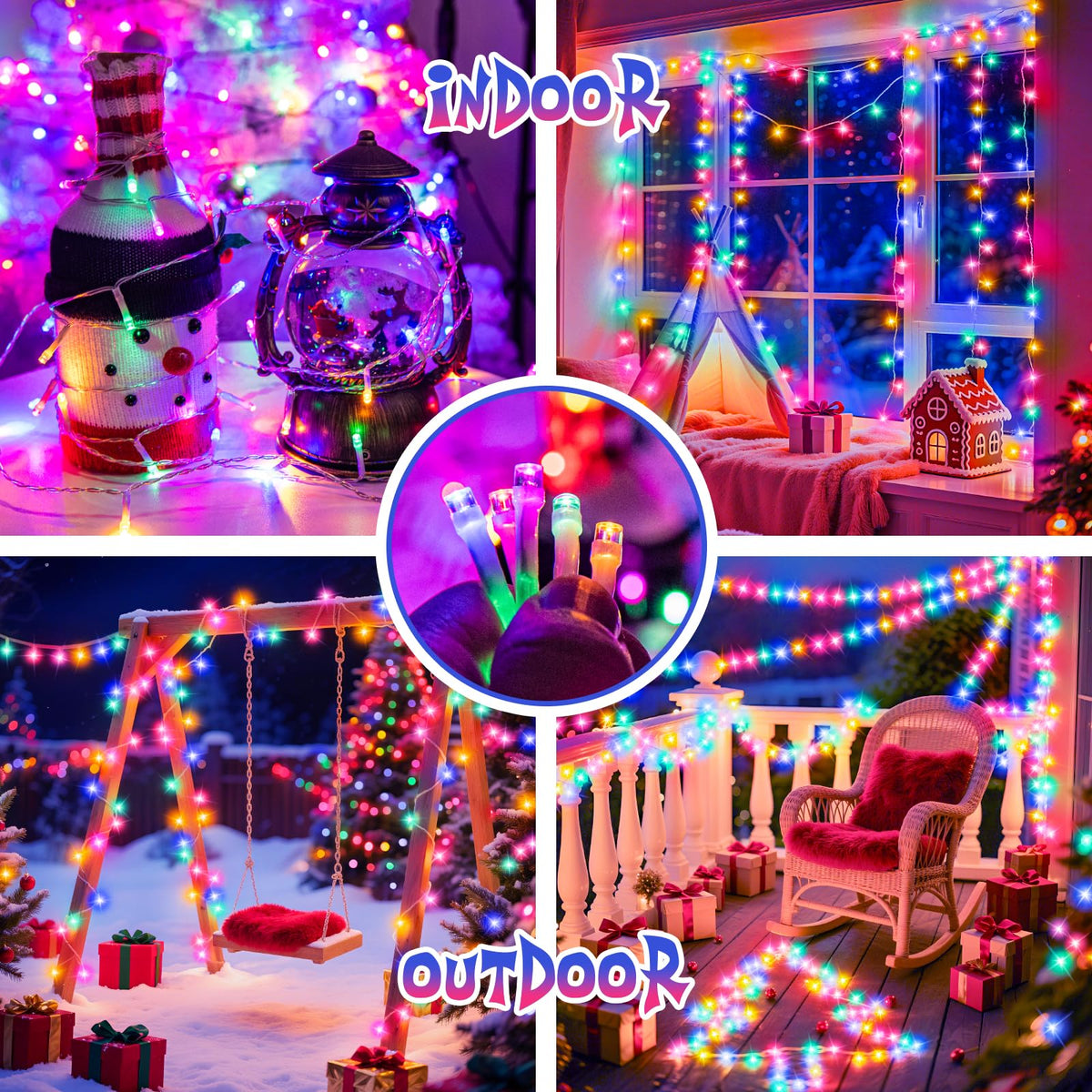 cshare Battery Fairy Lights, 2M 20 LED Fairy Lights Battery Operated with Timer, IP65 Waterproof String Lights for Jar Garden Camping Christmas Indoor Outdoor Decorations, Warm White