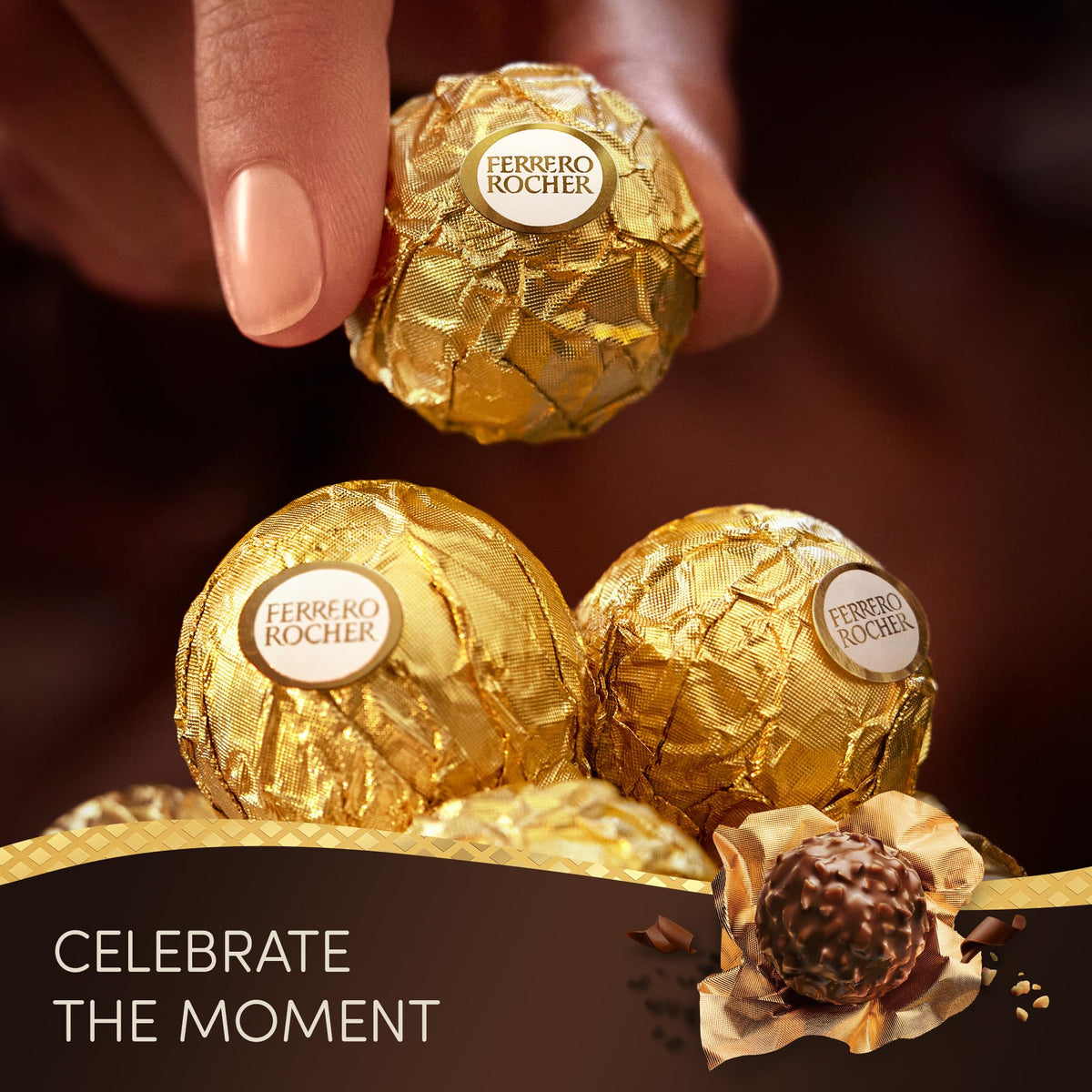 Ferrero Rocher Christmas Chocolate Box, 24 Chocolates, 300g