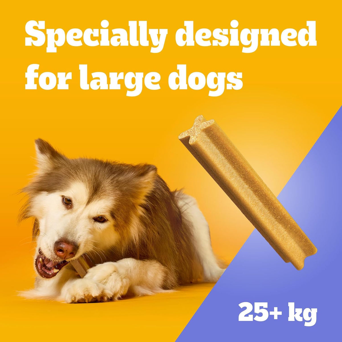 PEDIGREE DENTASTIX - Dental Dog Chews - Adult Large Dogs 25kg+ - 4 x 28 Sticks - Megapack of Dog Dental Sticks