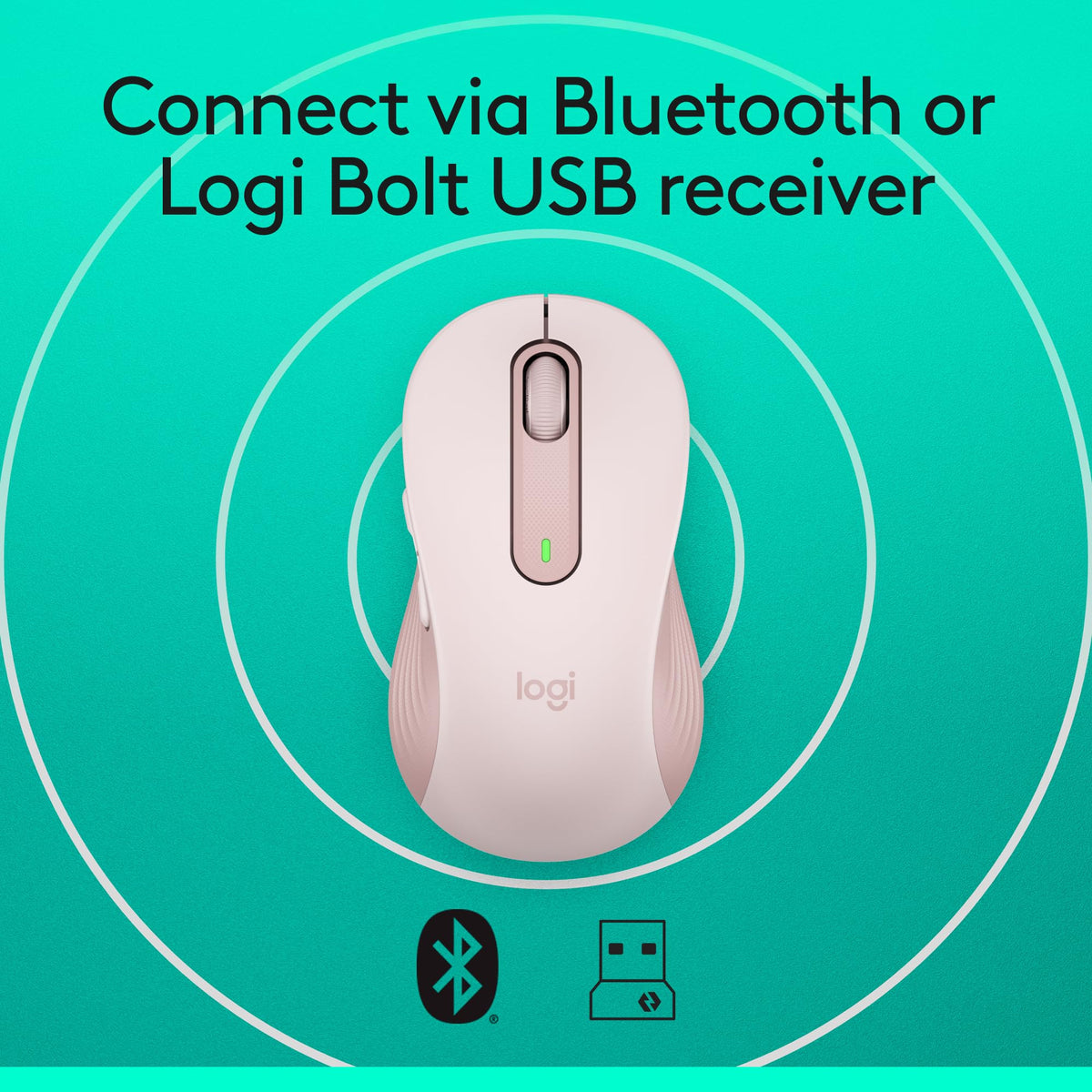 Logitech Signature M650 L Full Size Wireless Mouse - For Large Sized Hands
