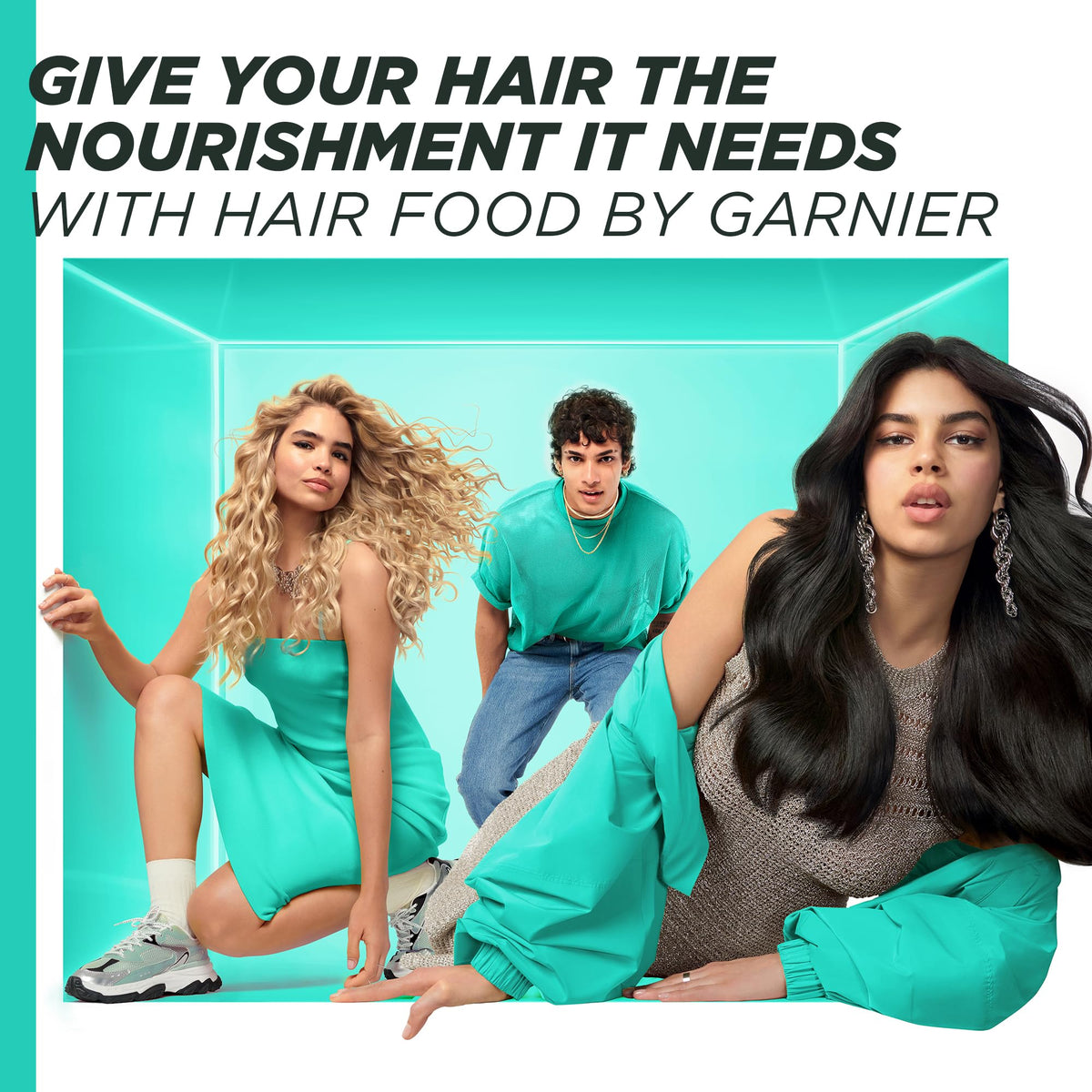 Garnier Hair Food Multi-use, 3-in-1 Hair Treatment Mask, Banana, 400ml