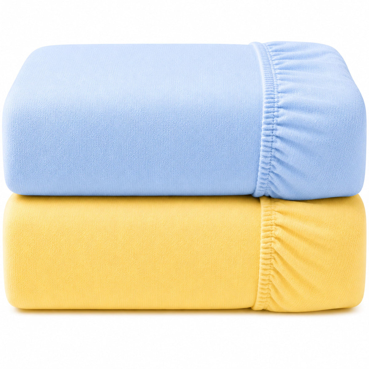 Dudu N Girlie Bedside Crib Sheets 85x51cm – Pink, 2 Pack, Soft Jersey Cotton Fitted Bedding for Co Sleeper & Baby Cribs