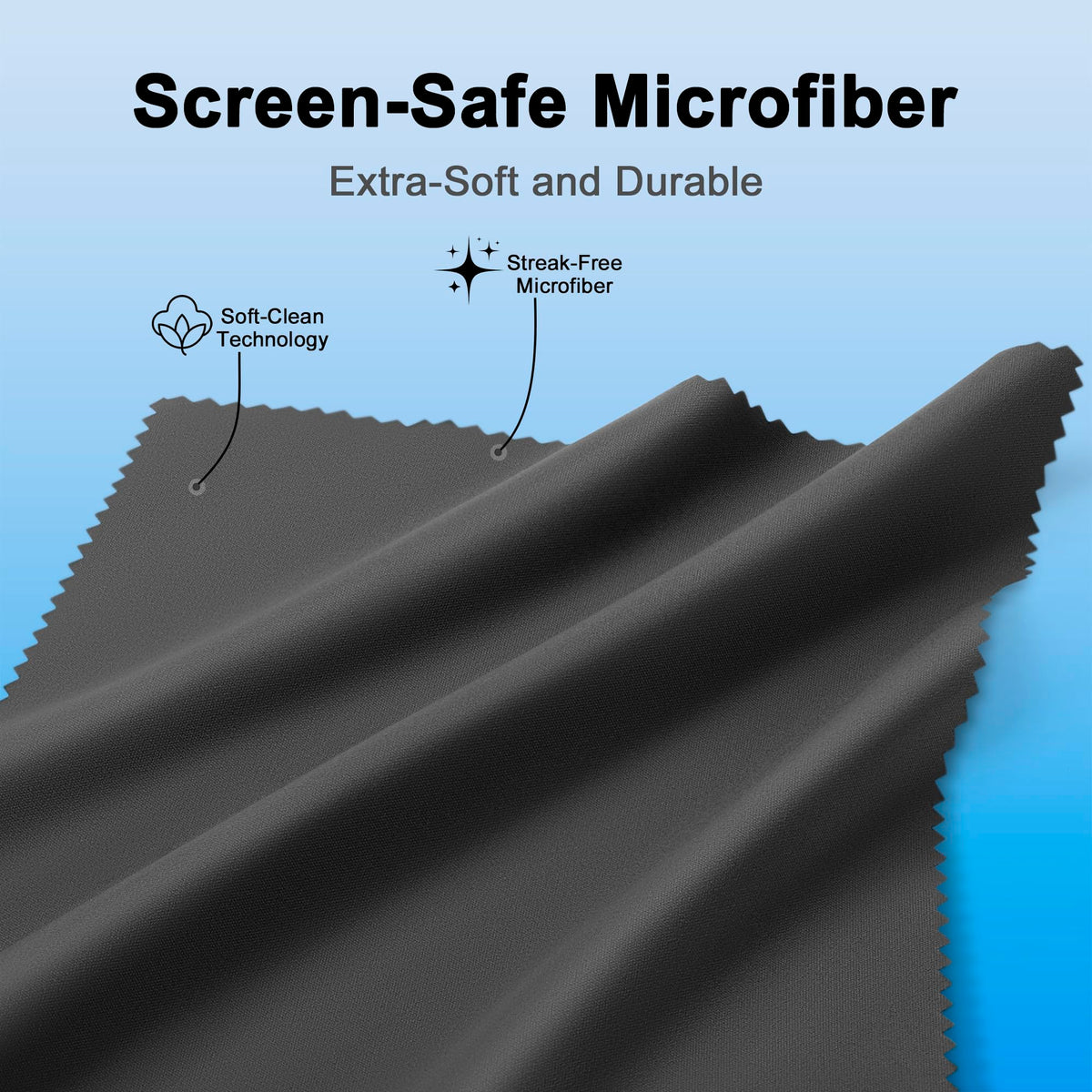 Japanese-Style Premium Microfiber Glasses Cleaning Cloth Streak & Scratch-Free Lens Cleaning Cloth – Safe for Eyeglasses, Sunglasses, Glasses Cleaner, Lens Wipes, iPhone & Screens (12 Pack)