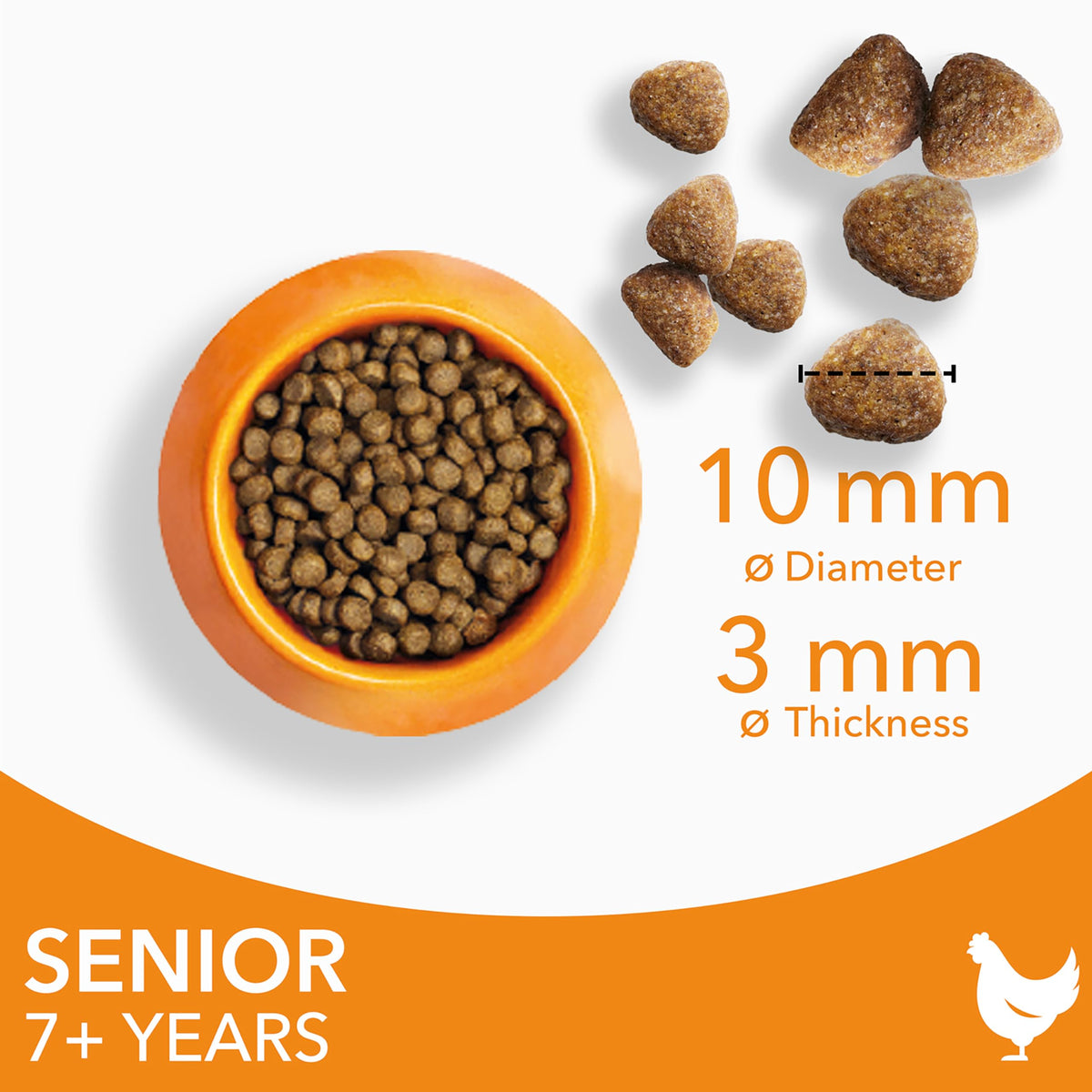 IAMS Senior Dry Cat Food Chicken 3kg