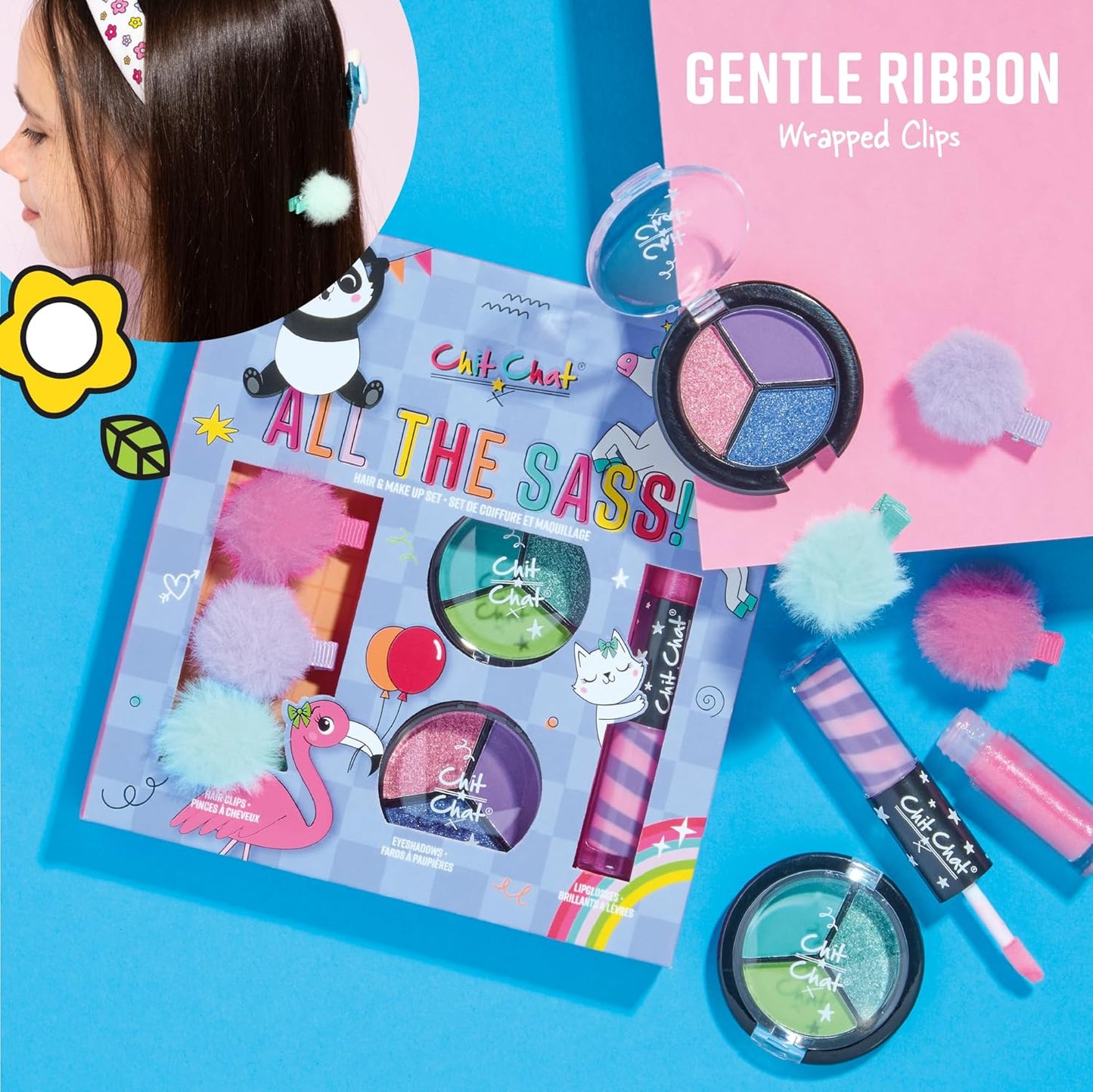 Chit Chat All the Sass Gift Set - The Ultimate Mini Me Makeup & Pamper Kit for Little Fashionistas!