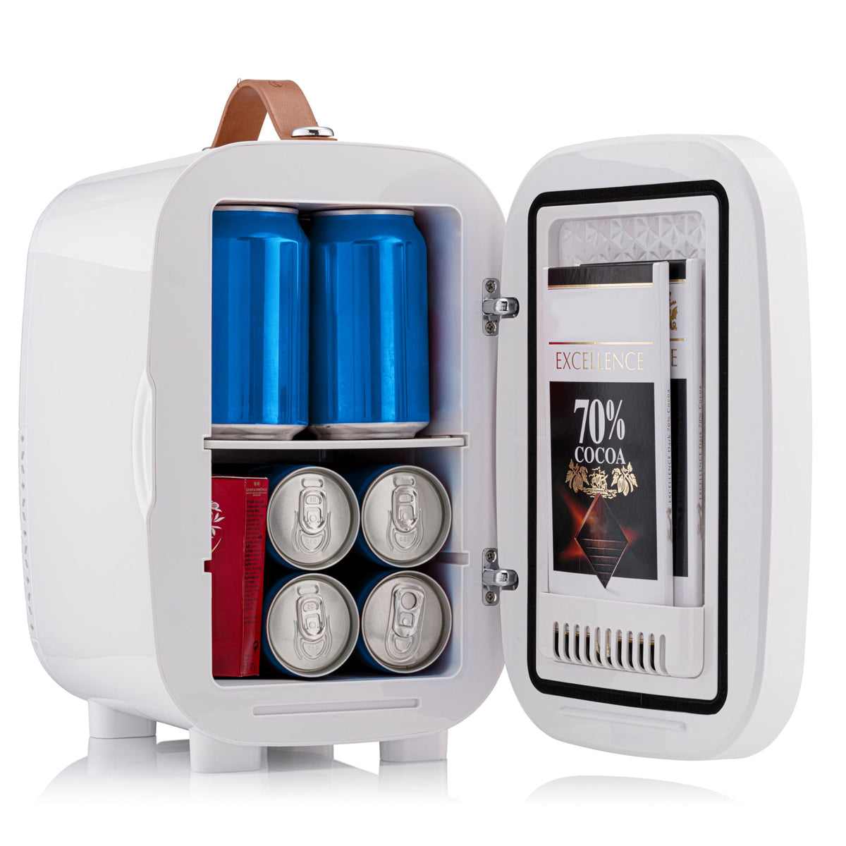 Subcold Pro4 Mini Fridge 4L, Quiet Small Fridge for Bedroom, AC & USB