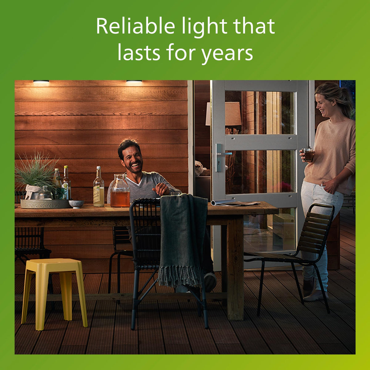 Philips Lois Outdoor Floodlight, White, 10 W