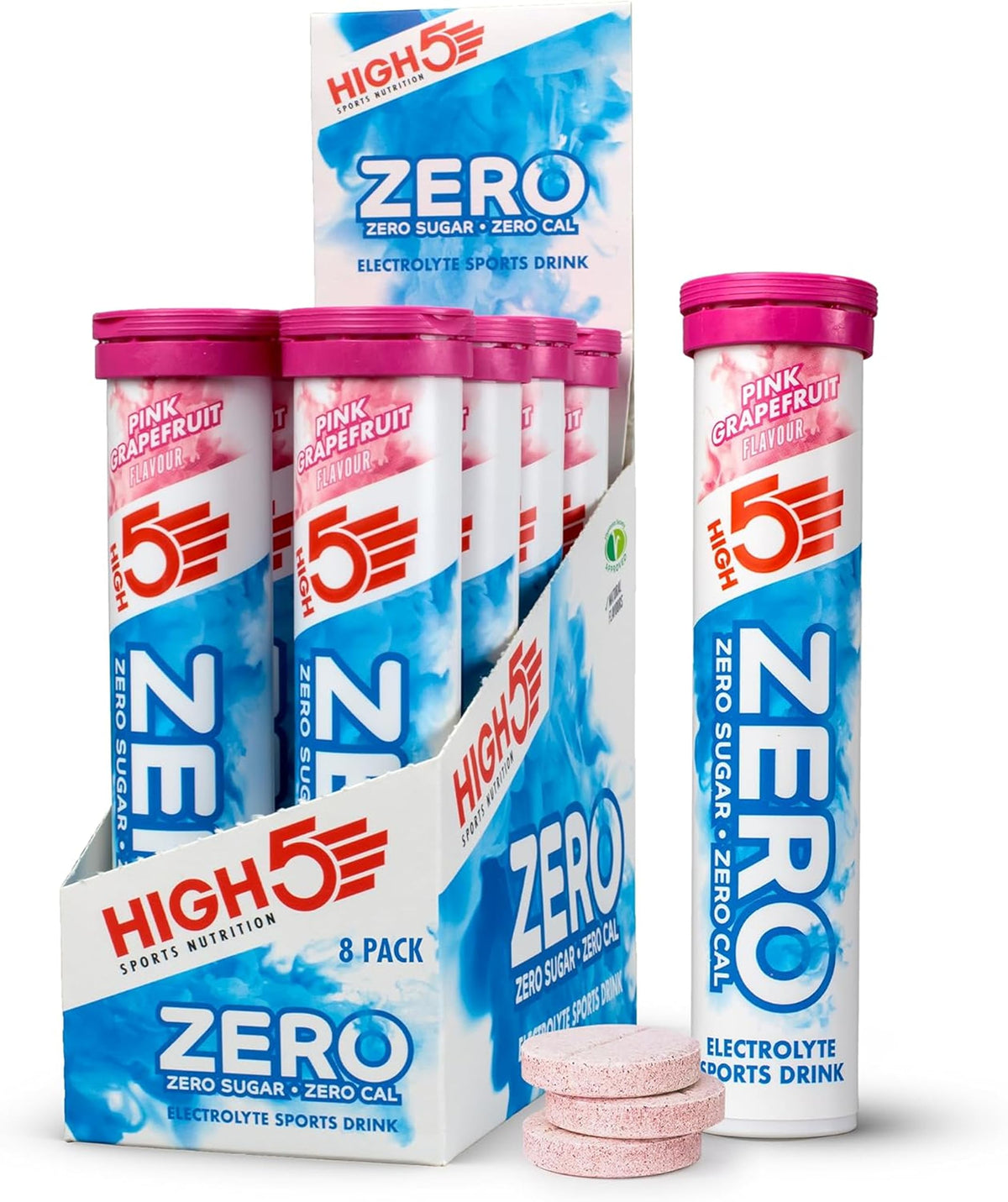 HIGH5 Zero Electrolyte Tablets for Hydration, Berry, 20 Tablets