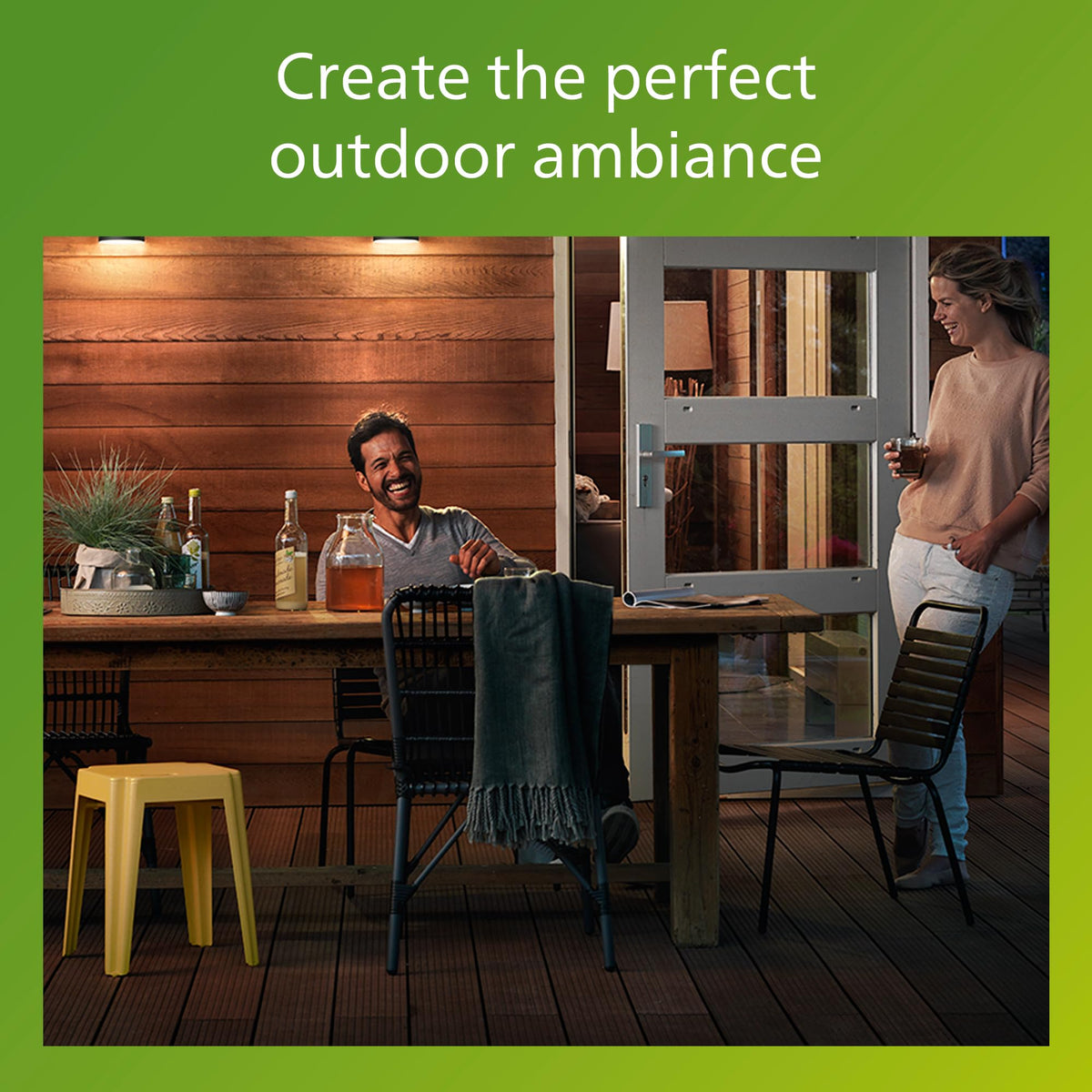 Philips Lois Outdoor Floodlight, White, 10 W
