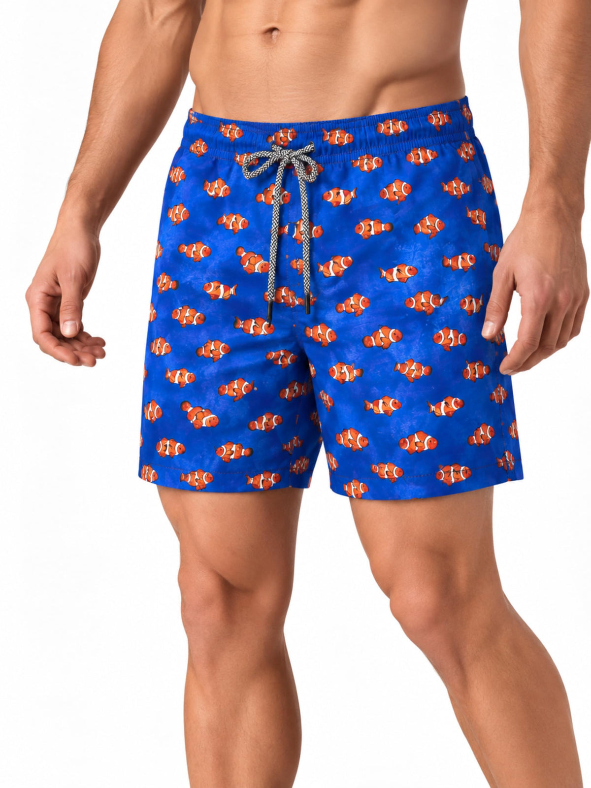 RIPT Men’s Quick Dry Swim Shorts Mesh Lining Drawstring UV 50 Beach Trunks