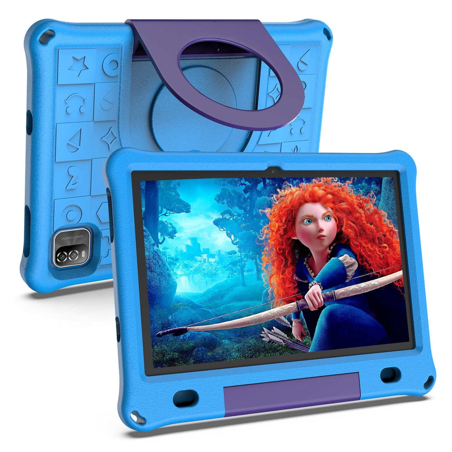 VASOUN Kids Tablet 10 inch, Android 15 Tablets for Kids with 6GB RAM and 64GB ROM, 6000 Mah, Tablet PC with Time Limits, Age Filters, Parental Controls, 5G WIFI, Bluetooth(Blue)