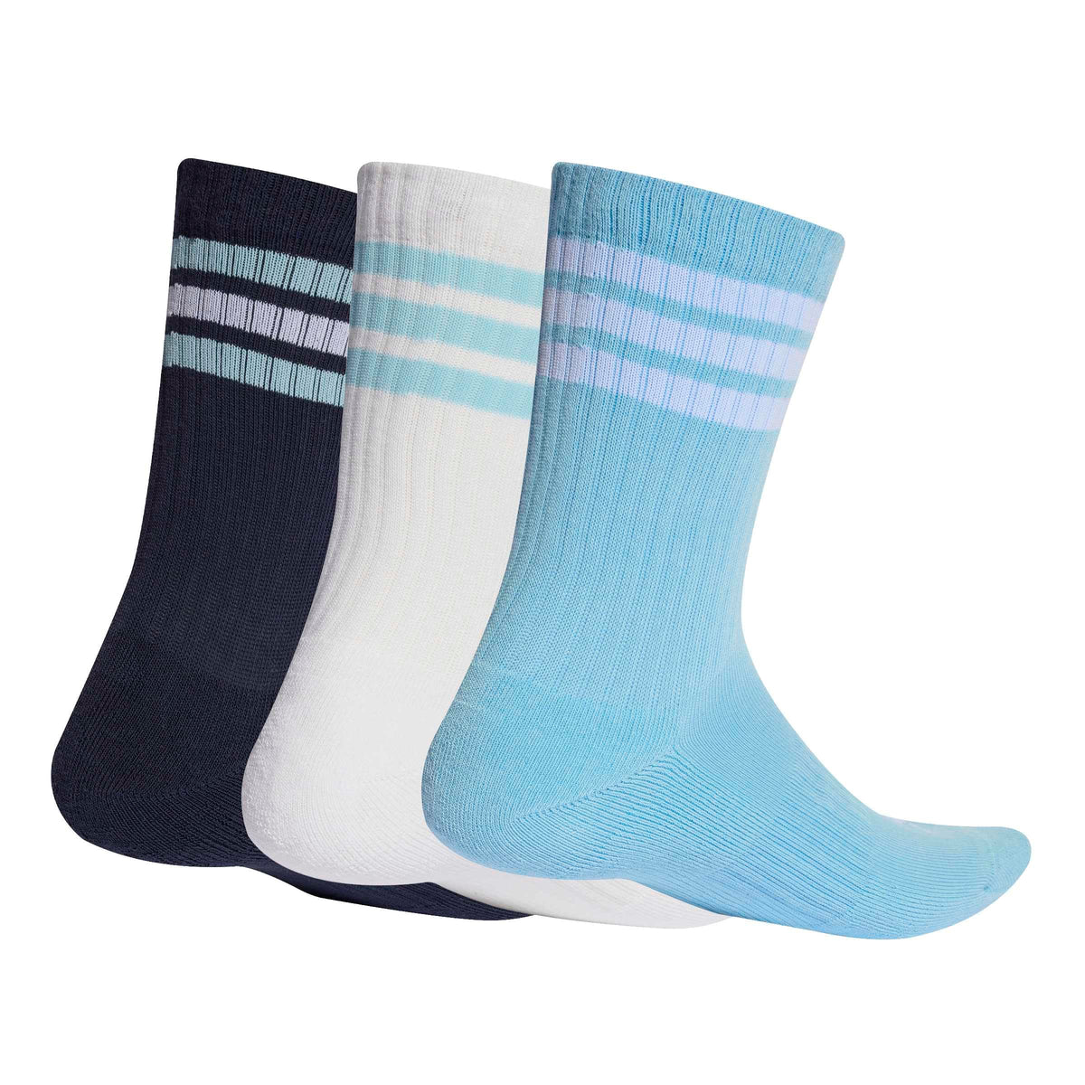 adidas 3-Stripes Cushioned Crew Socks 3 Pair Pack