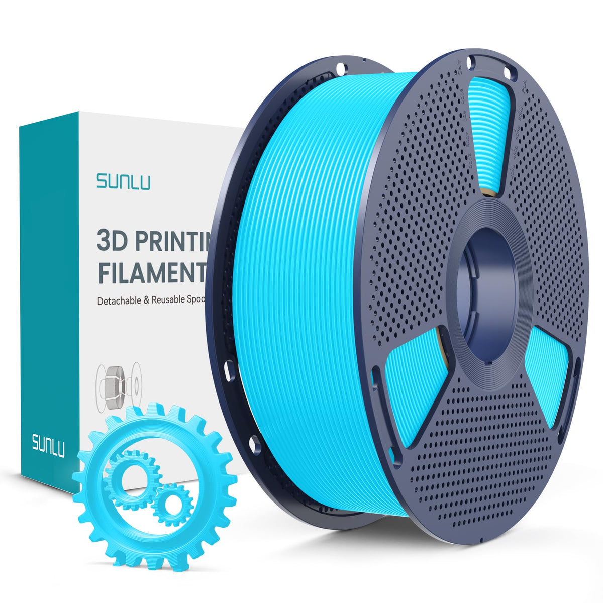 SUNLU Premium PLA+ Filament 1.75mm, Enhanced Durability and High Strength