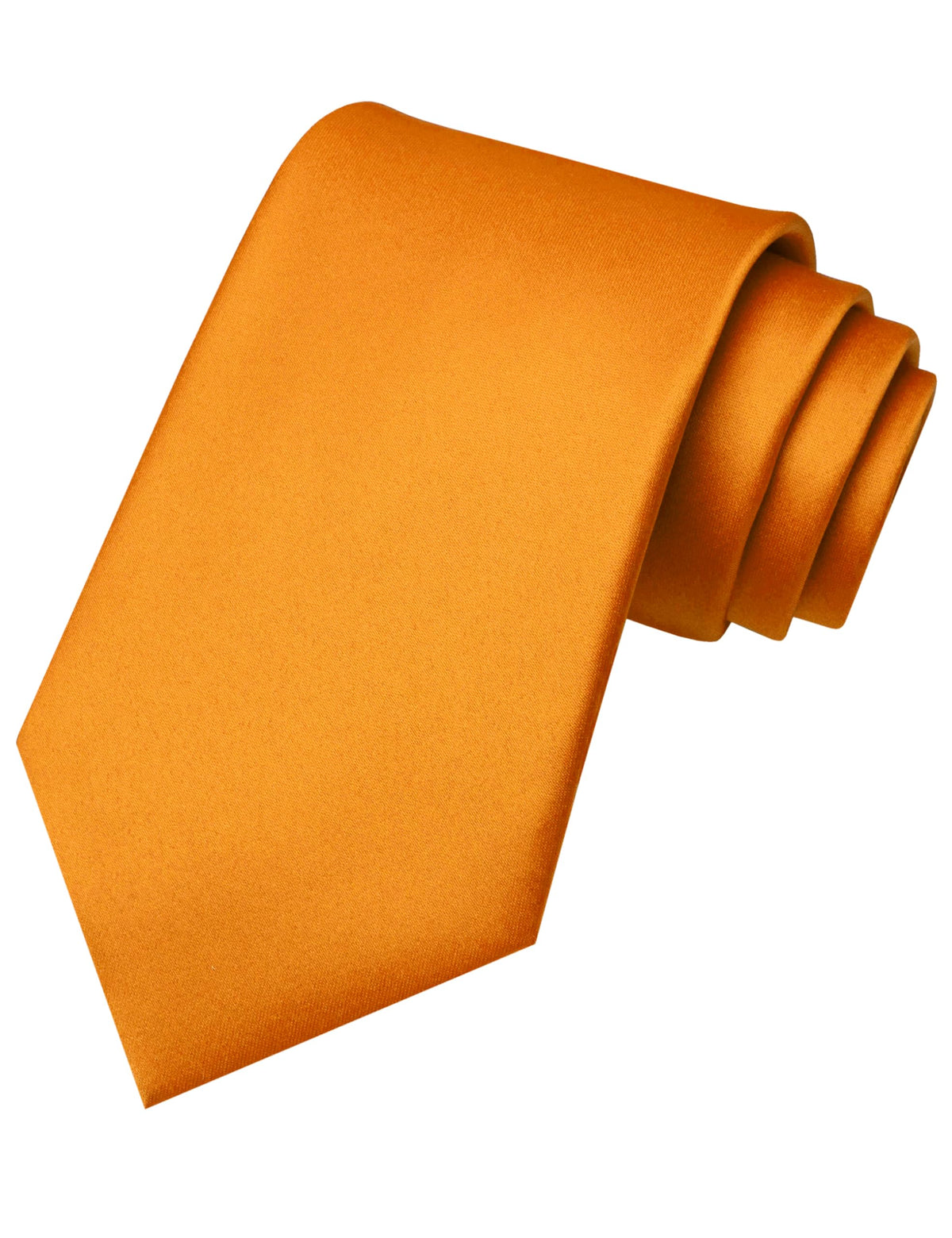 RBOCOTT Solid Color Tie Mens Necktie for Business and Wedding Party