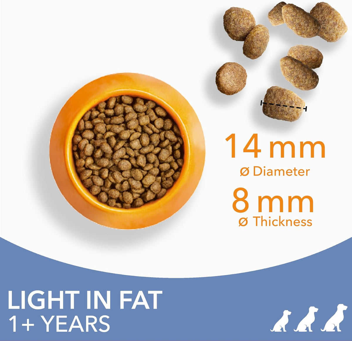 IAMS Light in Fat Complete Dry Dog Food Chicken 3kg - 30% Lower Fat Formula