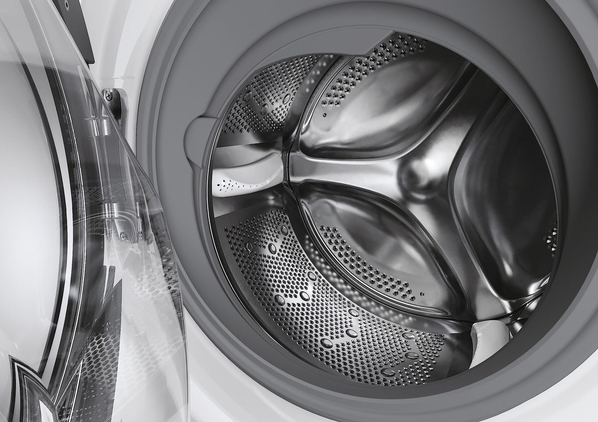 Hoover H-WASH 350 9kg Freestanding Washing Machine, 1400 RPM, A Rated, ECO-Power Inverter Motor, hOn App, 60 Programmes, Eco Doser, Power Care System, White, 60x53x85 cm - H3WPS496TAMB6-80