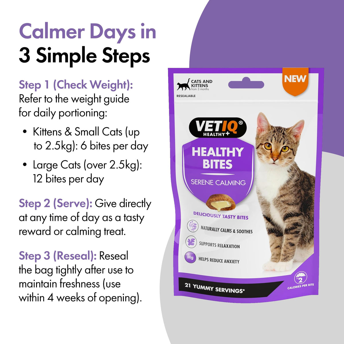 VETIQ Healthy Bites Cat Variety Treats for Cats & Kittens (84 Servings)