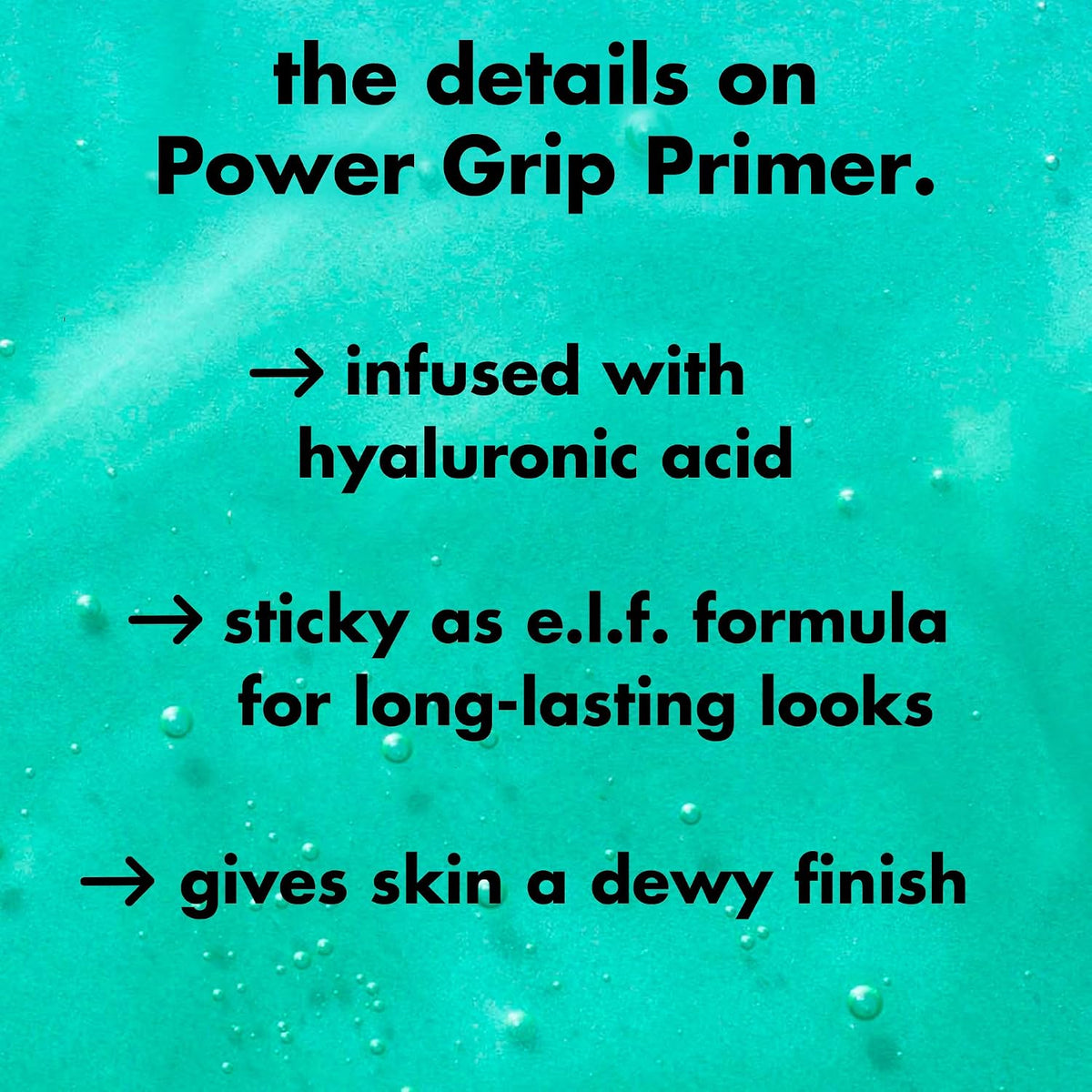 e.l.f. Power Grip Primer, Gel-Based & Hydrating Face Primer For Smoothing Skin & Gripping Makeup, Moisturizes & Primes, 0.811 Fl Oz, Clear