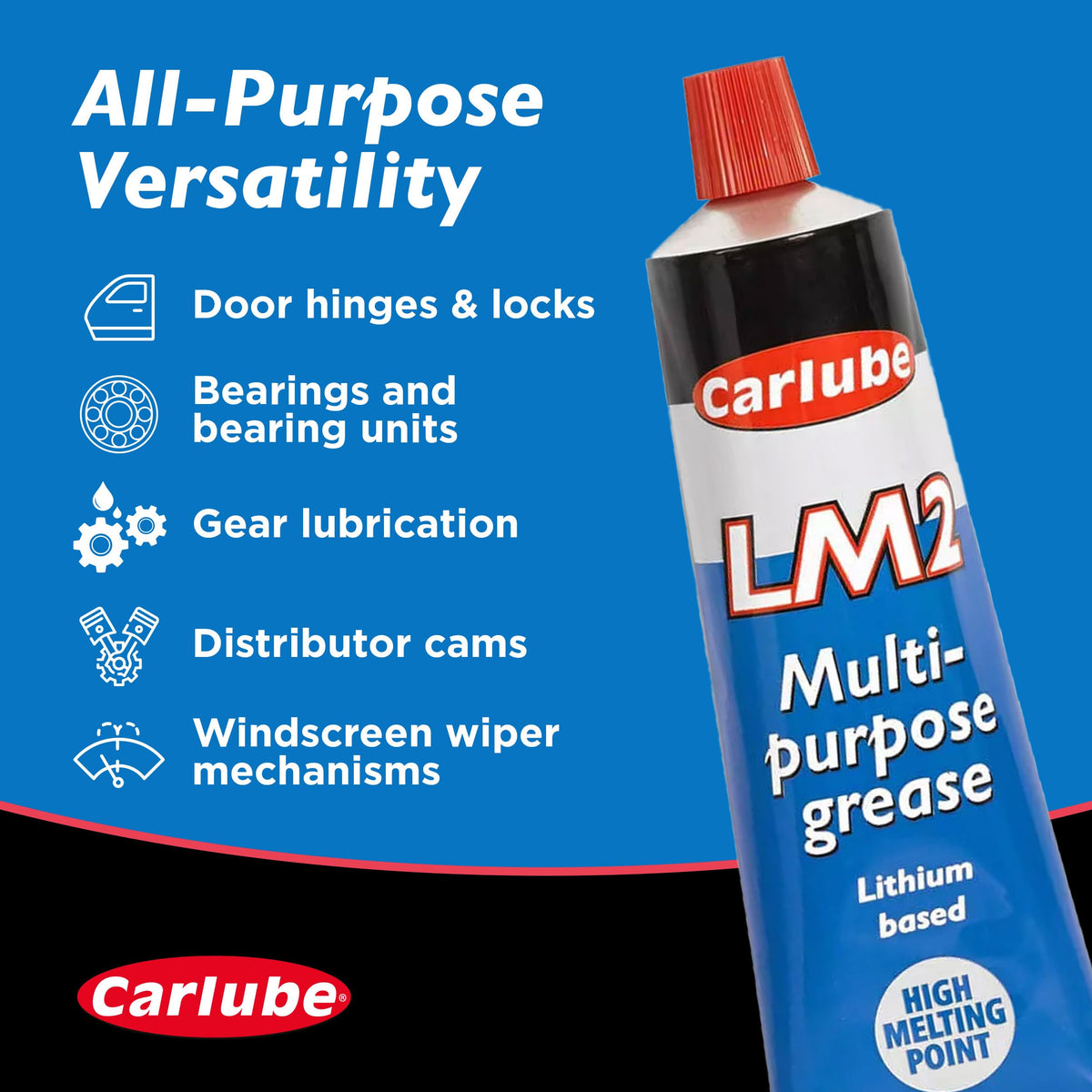 TETROSYL LTD Carlube Xmg070 Lithium Multi-Purpose Grease