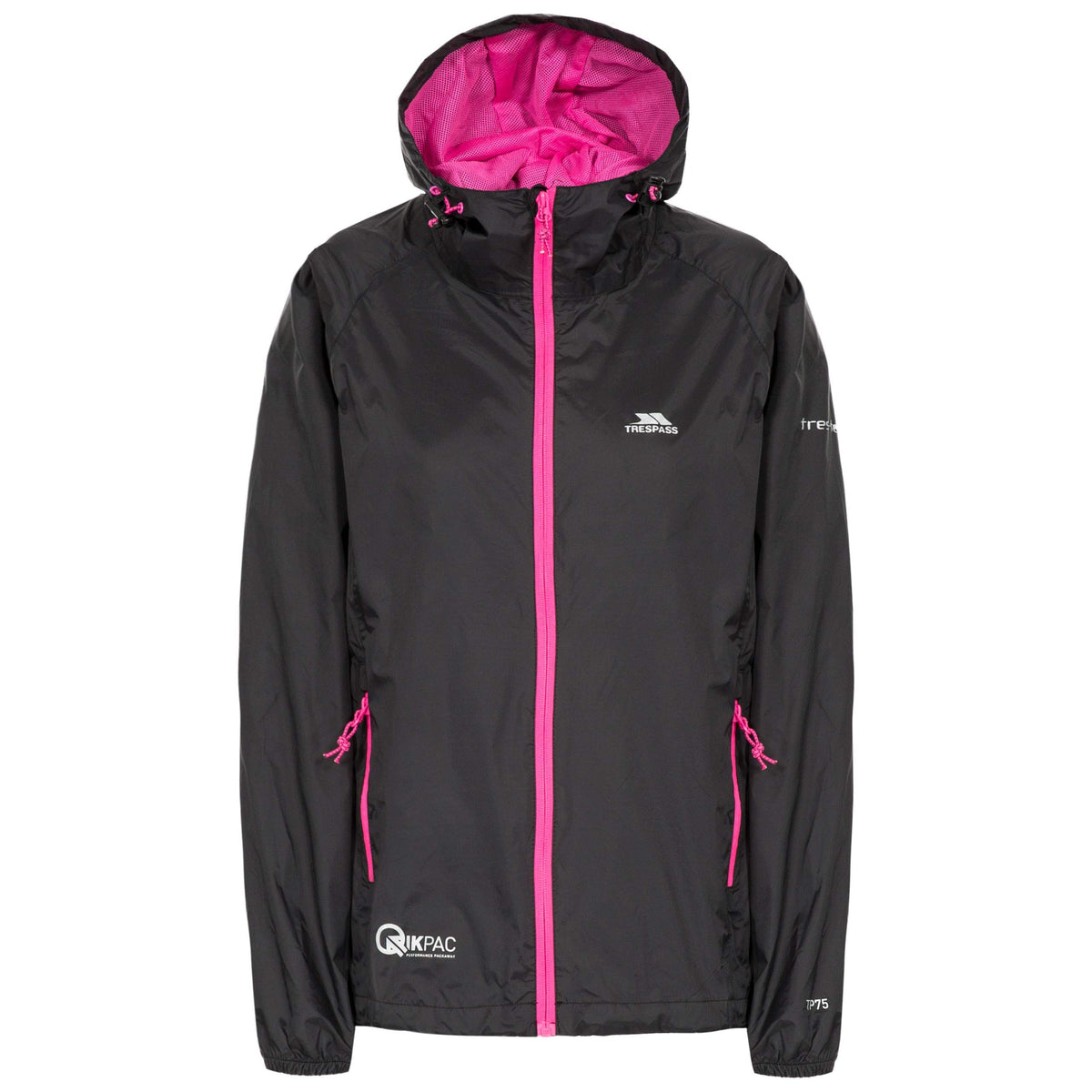 Trespass Unisex Waterproof Packaway Jacket Qikpac