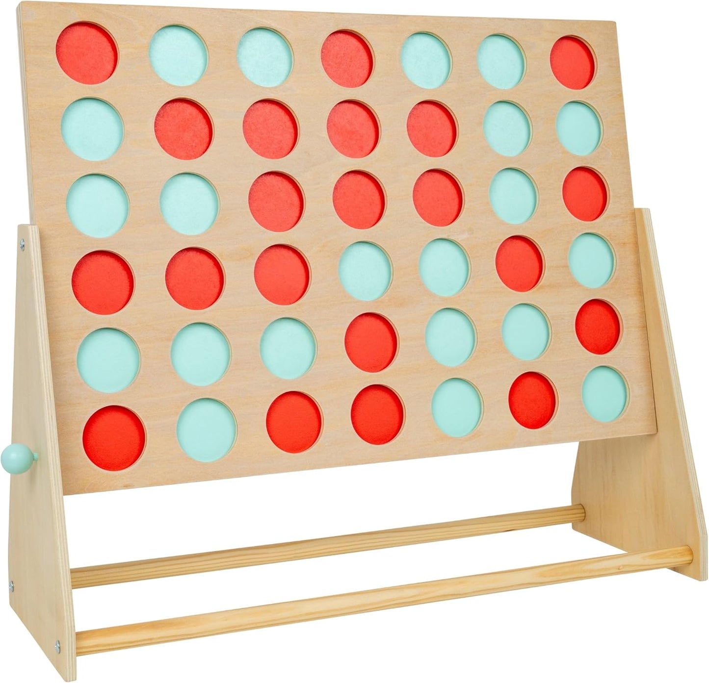 TP Toys Giant Wooden 4 in a Row Outdoor Garden Game for Kids Ages 3+ Fun 1-4 Player Giant Connect 4 Game for Indoor or Outdoor Play