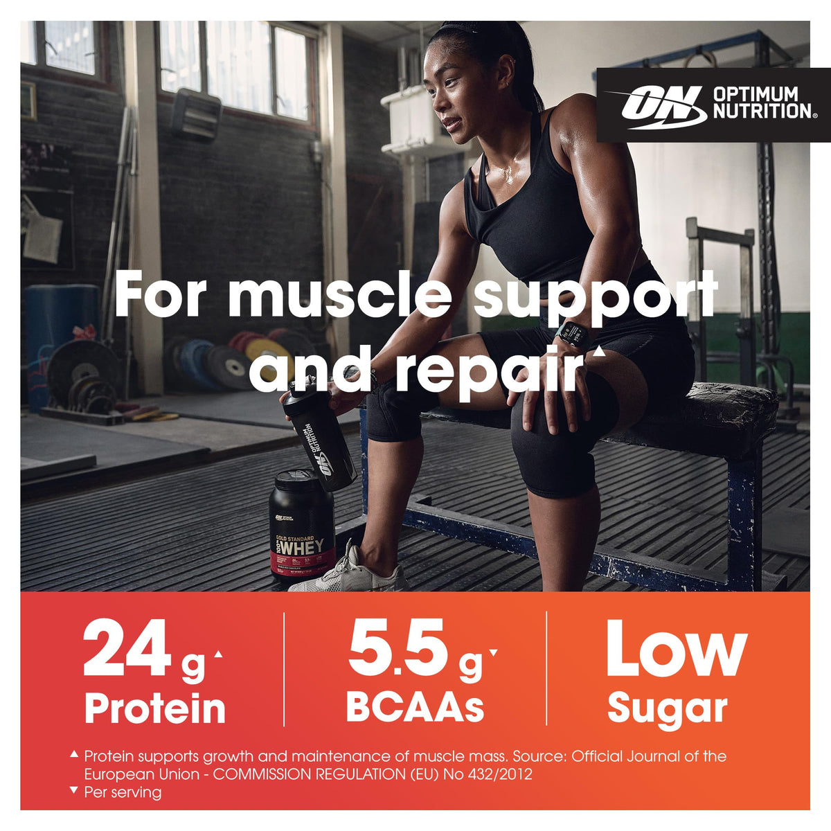 Optimum Nutrition Gold Standard 100% Whey Muscle Building and Recovery Protein Powder With Naturally Occurring Glutamine and BCAA Amino Acids, Double Rich Chocolate Flavour, Pack of 24, 24 x 31g