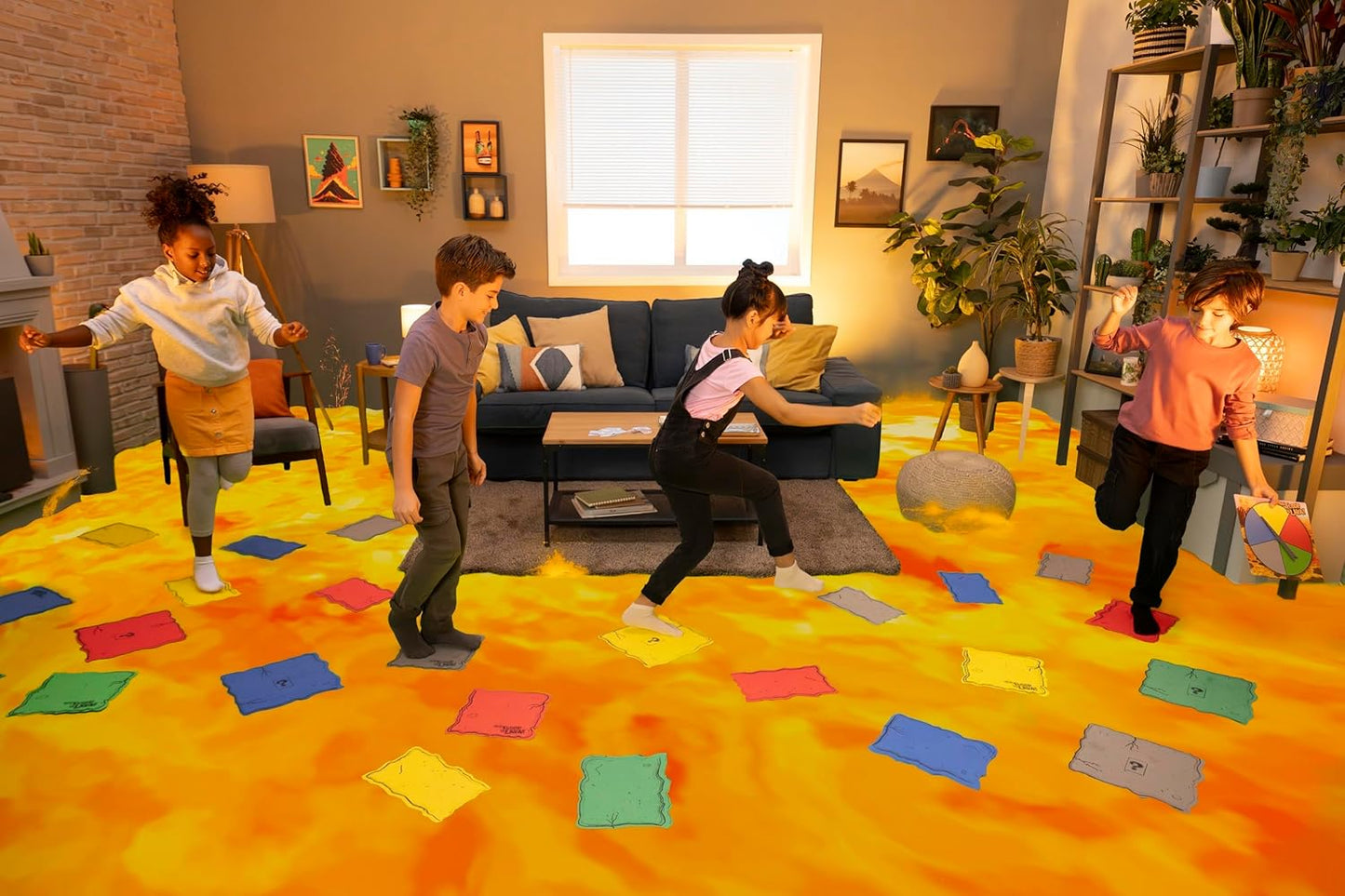 Goliath The Floor is Lava! – The Fun, Physical, Lava Leaping Game | Kids Party Game | 2–6 Players | Classic Edition