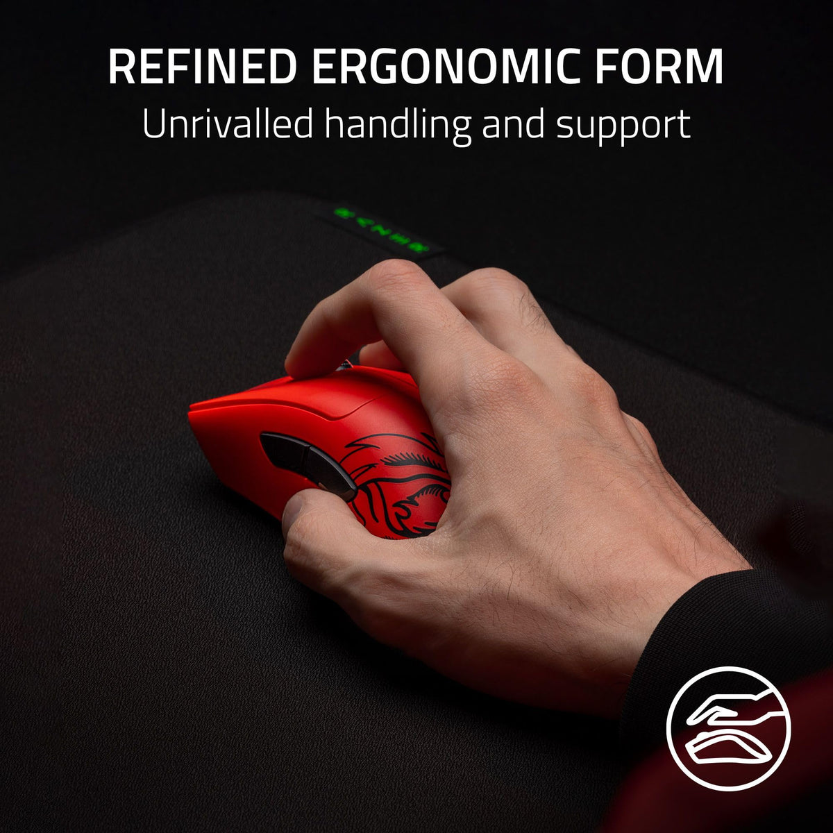 Razer DeathAdder Essential (2021) - Wired Gaming Mouse (Optical Sensor, 6400 DPI, 5 Programmable Buttons, Ergonomic Form Factor) White