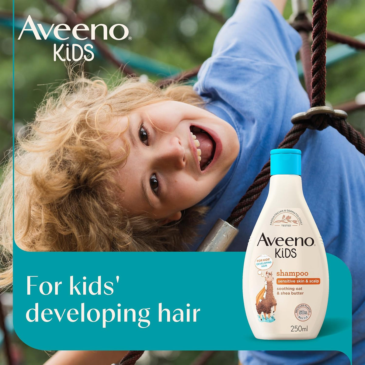 Aveeno Kids Shampoo with Soothing Oat & Shea Butter 250ml Gruffalo Edition