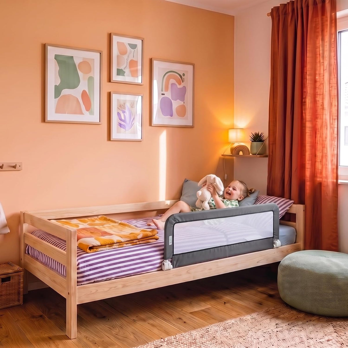 Safety 1st Portable Bed Rail 106 × 42 cm, Pink