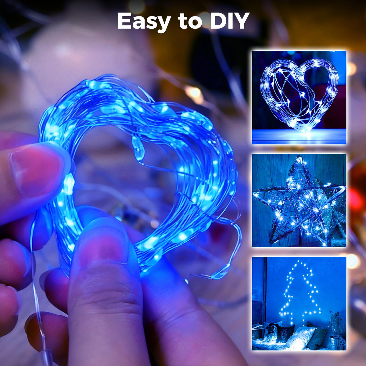btfarm 2 Pack Halloween Orange Fairy Lights Battery Operated with Timer
