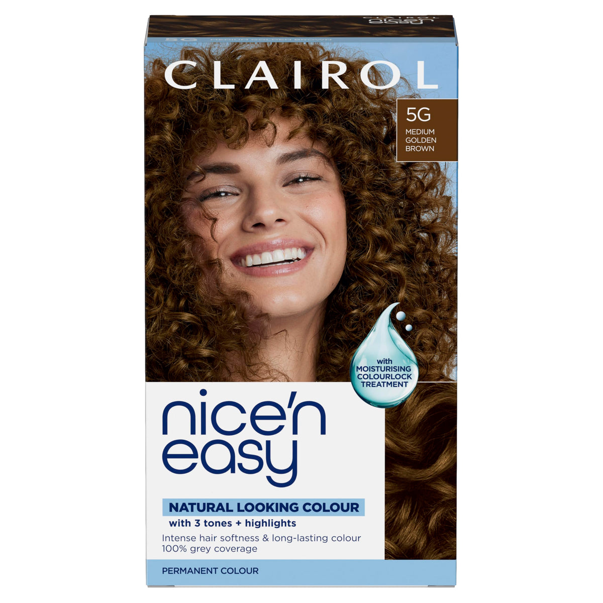 Clairol Nice'n Easy Crème Natural Looking Oil Permanent Hair Dye Infused