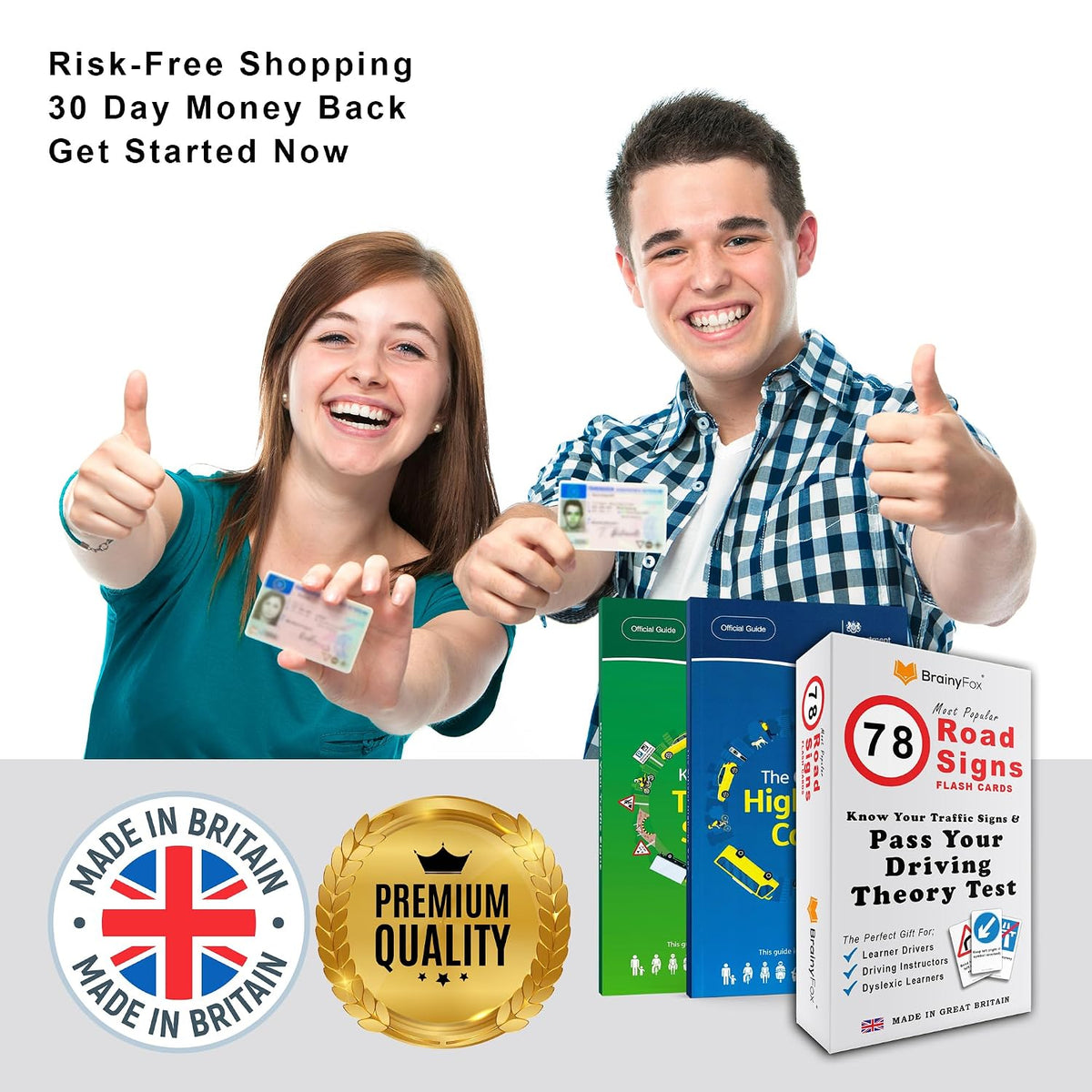 2026 Driving Theory Test Kit: Includes The Official Highway Code Book 2026 UK, Know Your Traffic Signs & 78 Road Signs Flash Cards. 16th + 17th Learner Drivers Birthday Gifts for Teenage Girls & Boys