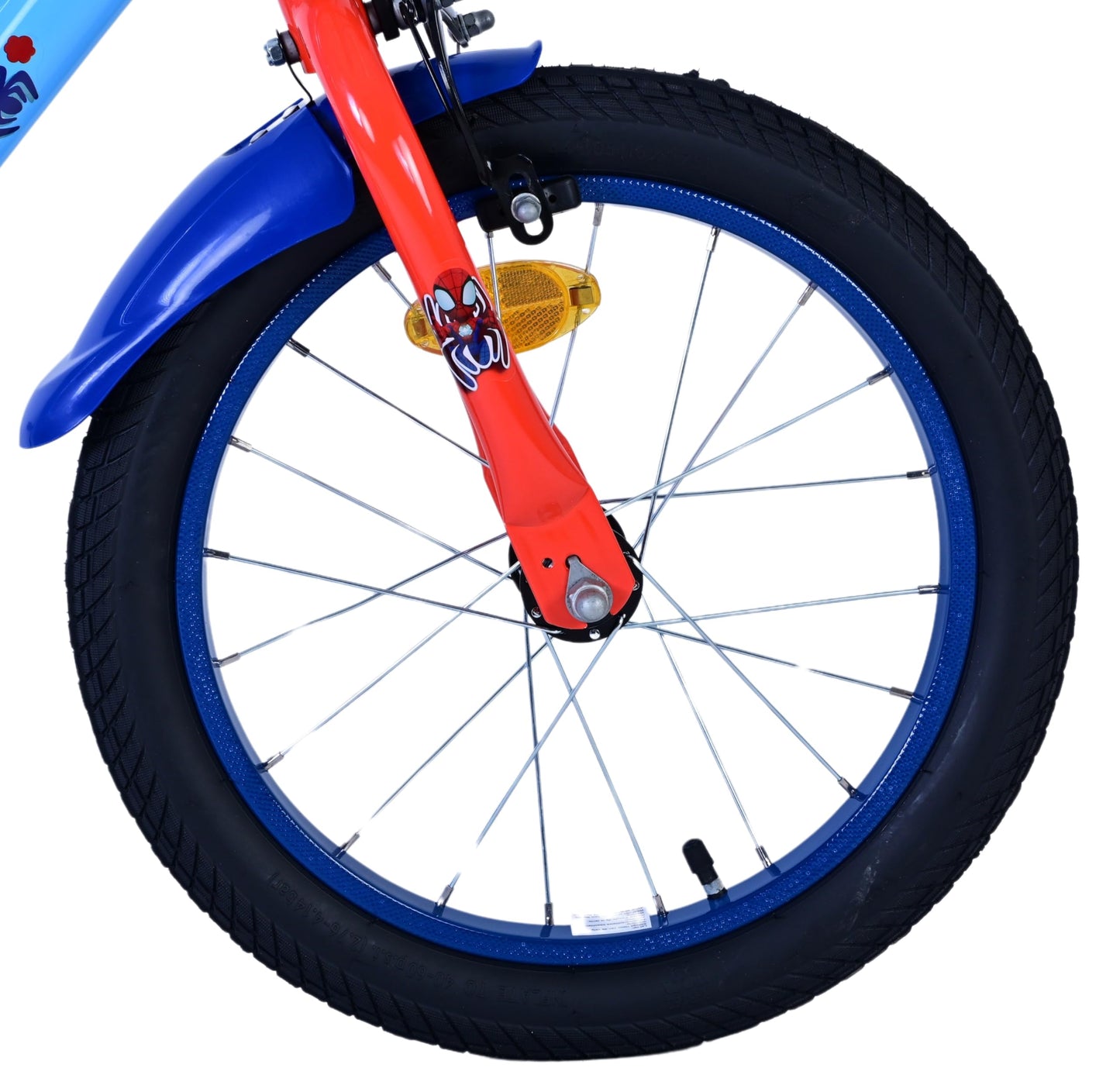 Volare Official Marvel Spider-Man Kids Bike 12" with Stabilisers — Ages 3-4