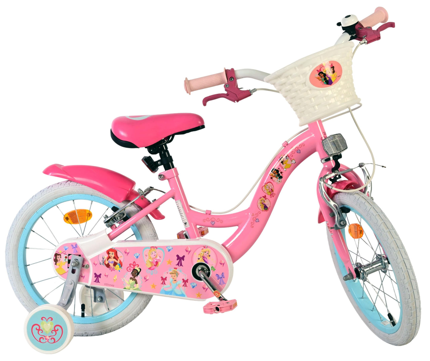 Volare Official Marvel Spider-Man Kids Bike 12" with Stabilisers — Ages 3-4
