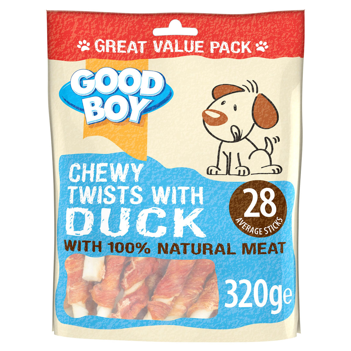 Good Boy Chicken & Hide Twisters Dog Treats 220g