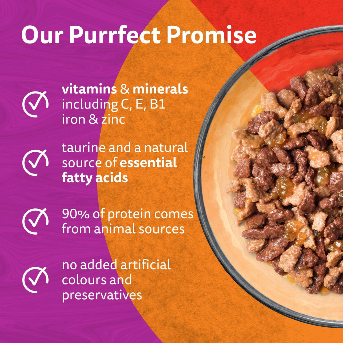 WHISKAS DUO Adult Wet Cat Food in Jelly 12x85g Surf & Turf (Pack of 4)