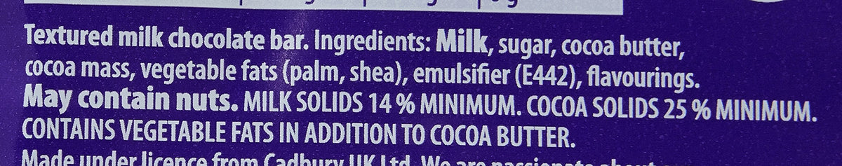 Cadbury Wispa Chocolate Bar, Smooth Milk Chocolate, 4 x 27.9 g (Pack of 1)